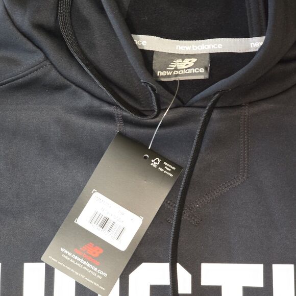 NEW New Balance HUSTLE Tech Hoody Black XL ($109) - Picture 4 of 6